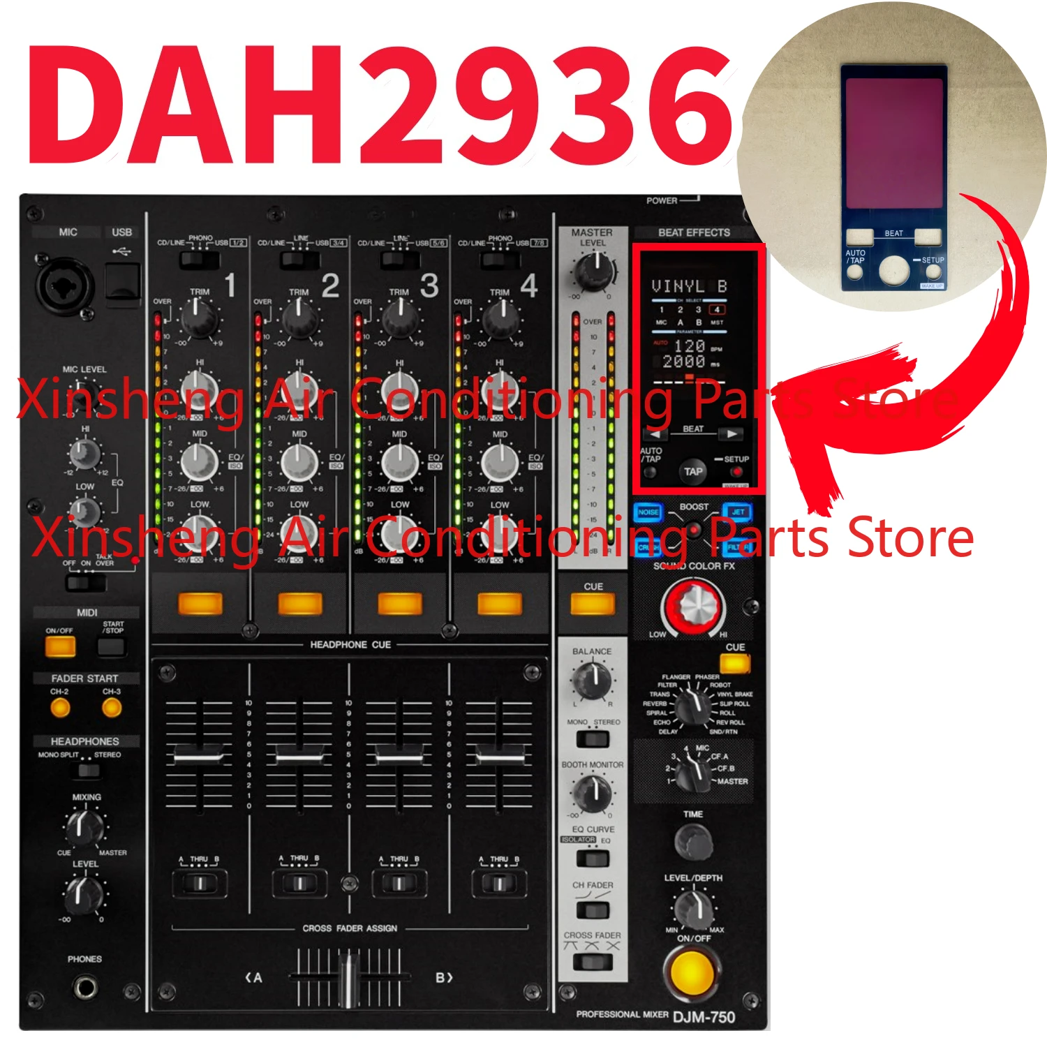 Suitable for Pioneer DJM750 Mixer Display External Acrylic Sheet Plastic Sheet Accessories DAH2936
Suitable for Pioneer DJM750 Mixer Display External Acrylic Sheet Plastic Sheet Accessories DAH2936