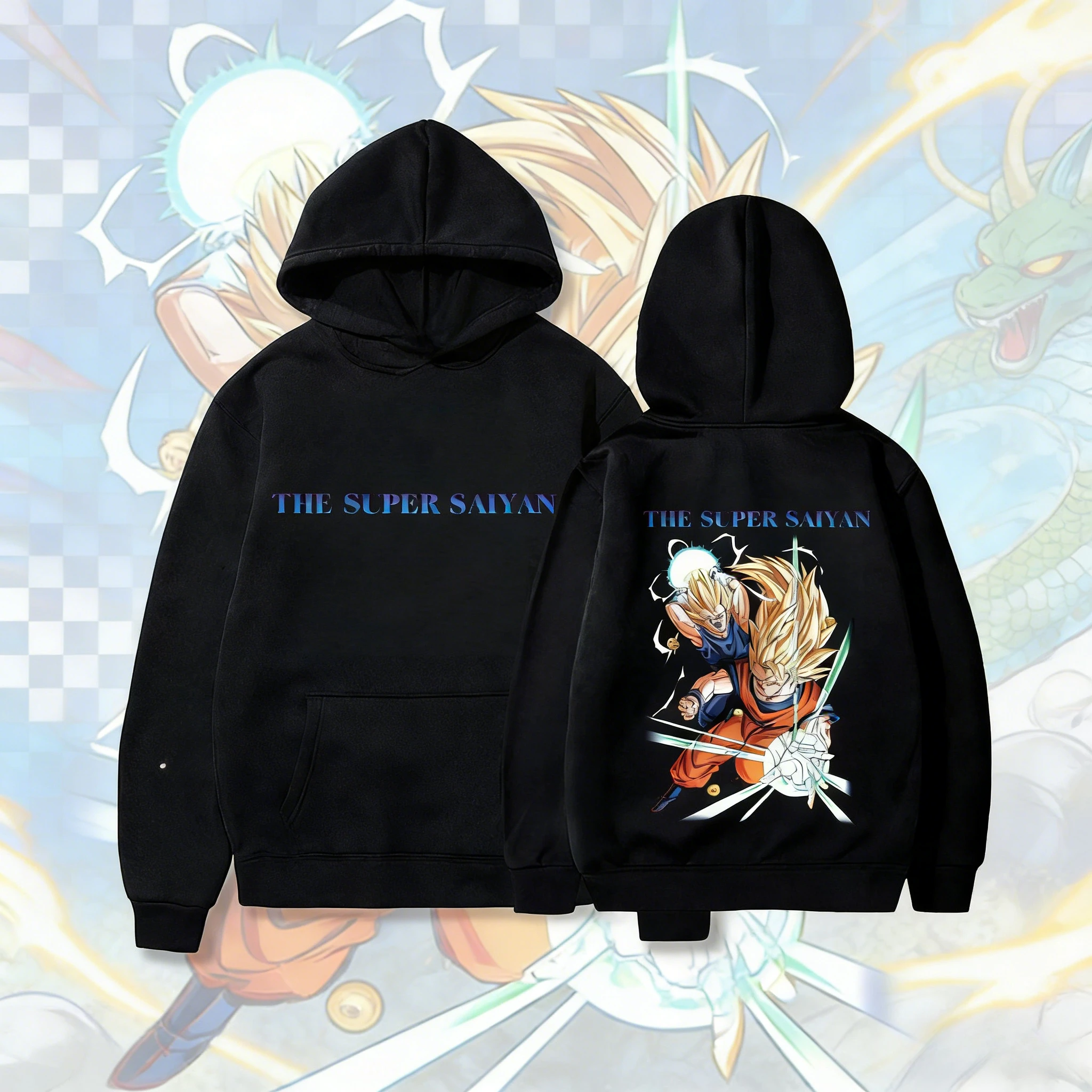 2026 Hot Sale Dragon Ball Saiyan Goku Hoodie Unisex Oversized Streetwear Anime Graphic Pullover High-quality Trendy Sweatshirt
2026 Hot Sale Dragon Ball Saiyan Goku Hoodie Unisex Oversized Streetwear Anime Graphic Pullover High-quality Trendy Sweatshirt