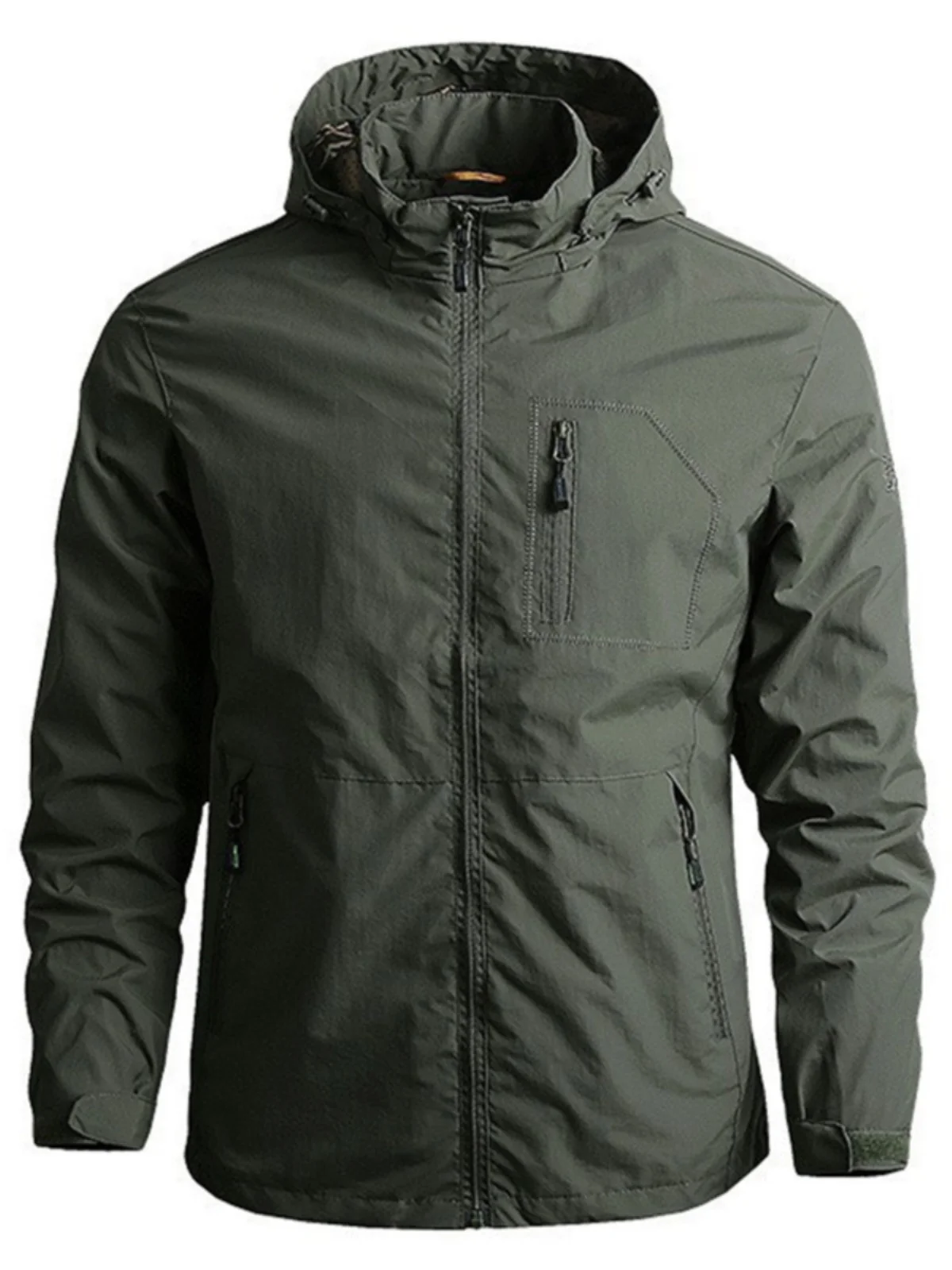 Casual Waterproof Spring Autumn Jaet Leisure Sle Polyester Fiber Long Sve Zipper ket Straight Hem Simple Design
Casual Waterproof Spring Autumn Jaet Leisure Sle Polyester Fiber Long Sve Zipper ket Straight Hem Simple Design