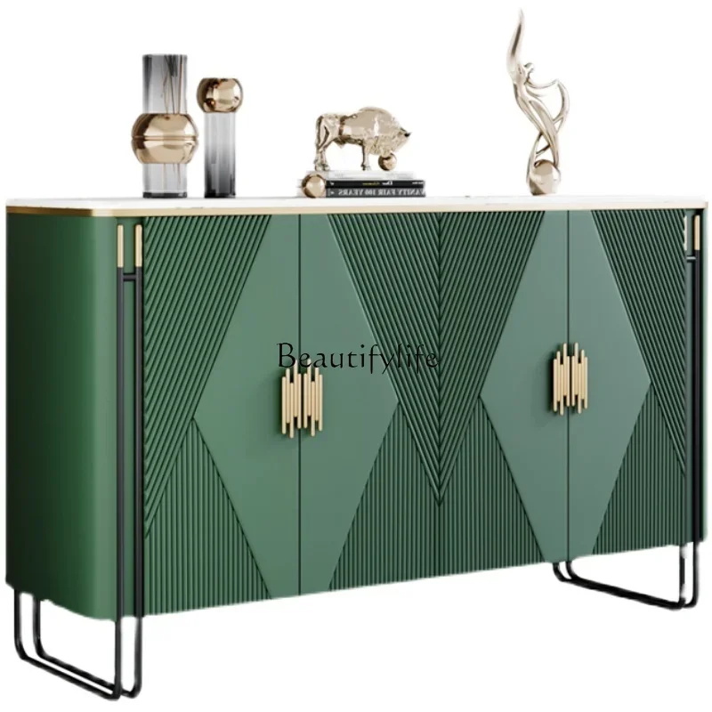 Italian porch cabinet light luxury high-end decorative storage marble simple dining edge
Italian porch cabinet light luxury high-end decorative storage marble simple dining edge