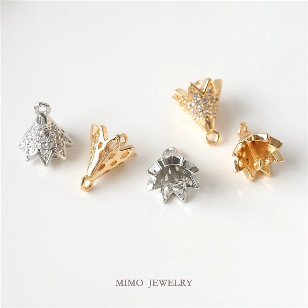 1PCS DIY Handmade Accessory with A Copper-plated Real Gold, Slightly Zircon, Umbrella-shaped Double Hanging Connection Pendant
1PCS DIY Handmade Accessory with A Copper-plated Real Gold, Slightly Zircon, Umbrella-shaped Double Hanging Connection Pendant