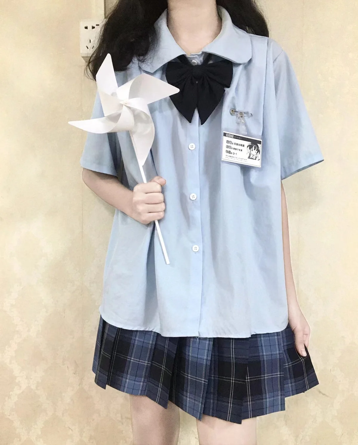 Summer 2024 Women's Short Sleeve Shirt Student School Uniform Sweet Top Skirt Set Japanese Style Polyester Fashion Ensemble
Summer 2024 Women's Short Sleeve Shirt Student School Uniform Sweet Top Skirt Set Japanese Style Polyester Fashion Ensemble