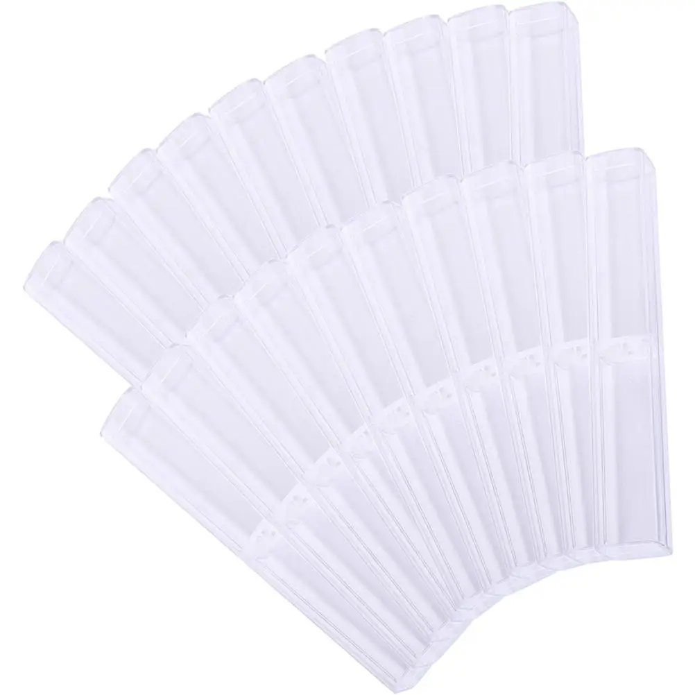 20Pcs Crystal Pen Box Display Case Transparent Plastic Holder Storage Tube Empty Single Containers Pen Packaging Gift
20Pcs Crystal Pen Box Display Case Transparent Plastic Holder Storage Tube Empty Single Containers Pen Packaging Gift