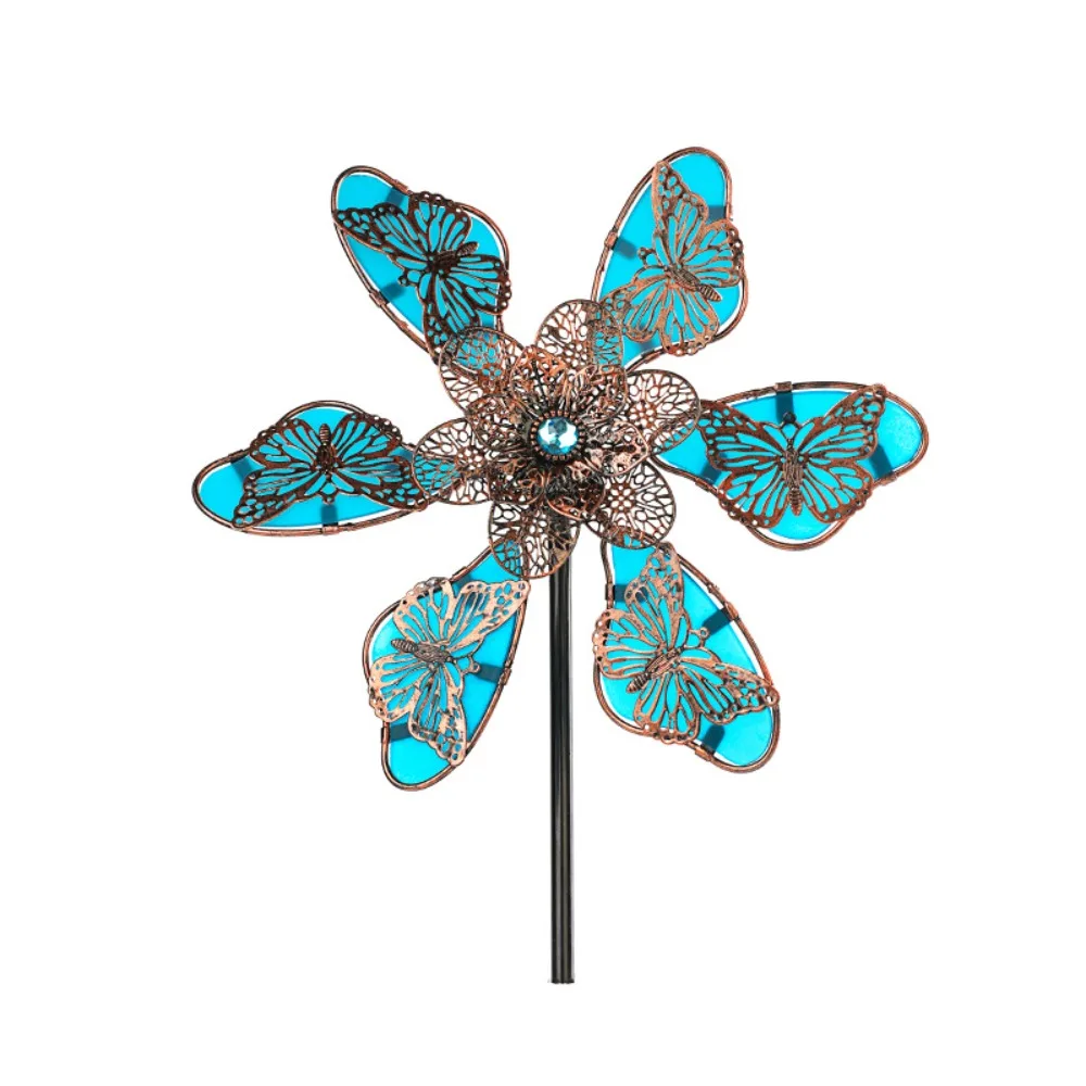 Metal Windmill Spinner Sculpture Luminous Effect Rotating Flower Pinwheel Butterfly Pattern Wind Rotator Courtyard
Metal Windmill Spinner Sculpture Luminous Effect Rotating Flower Pinwheel Butterfly Pattern Wind Rotator Courtyard