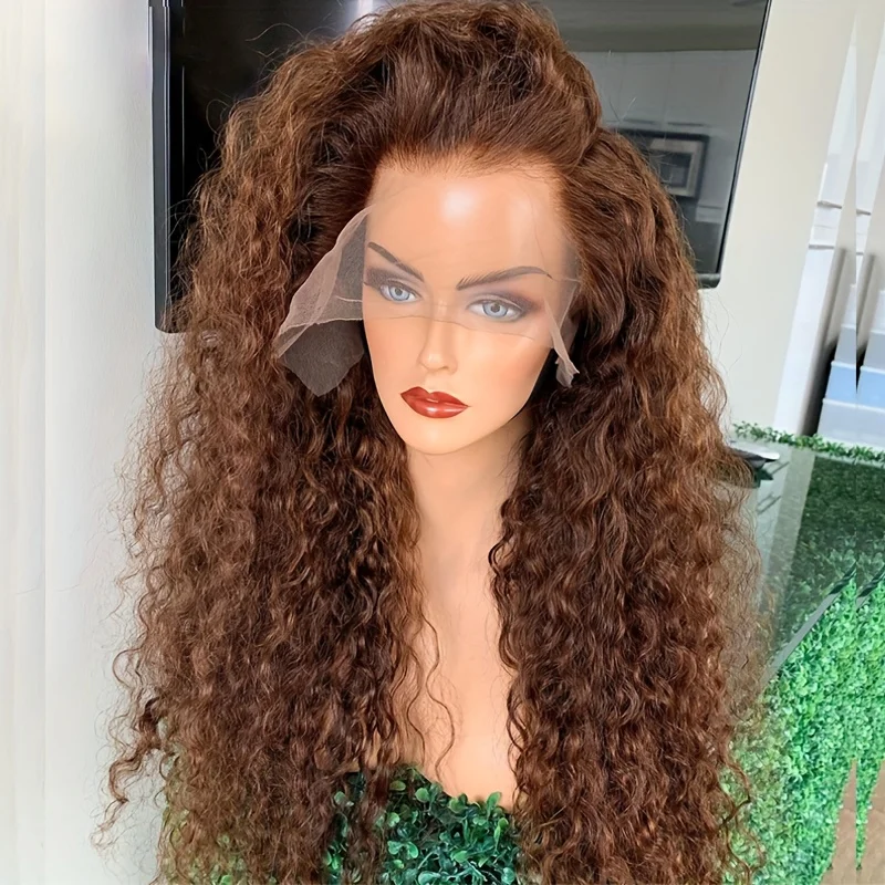 Темно-коричневый парик с кружевной передней частью, 26 дюймов, 180% плотность, мягкий, длинный, без клея, кудрявый, с эффектом «дитячих волос», синтетический, предварительно выщипанный, для повседневного использования.
Темно-коричневый парик с кружевной передней частью, 26 дюймов, 180% плотность, мягкий, длинный, без клея, кудрявый, с эффектом «дитячих волос», синтетический, предварительно выщипанный, для повседневного использования.