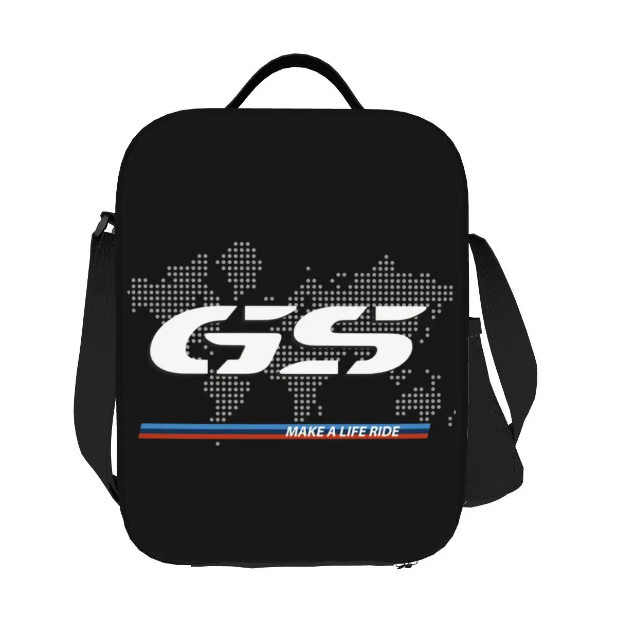 Custom Make A Life Ride GS Motorcycle Adventure Insulated Lunch Bags for Women World Map Resuable Cooler Thermal Food Bento Box
Custom Make A Life Ride GS Motorcycle Adventure Insulated Lunch Bags for Women World Map Resuable Cooler Thermal Food Bento Box