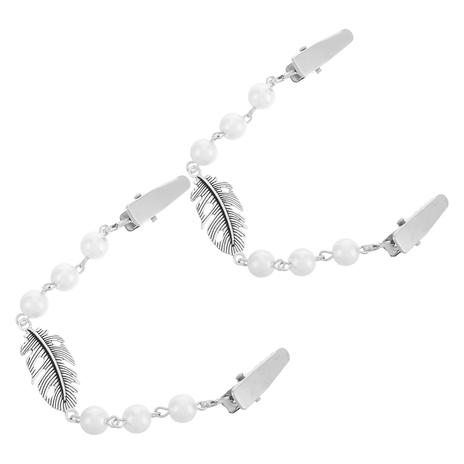 2pcs Sweater Shawl Clips For Women Fashionable Pearl Cinch Clips Clothing Decoration Cardigan Clasp Chain Shawl Scarf Clip
2pcs Sweater Shawl Clips For Women Fashionable Pearl Cinch Clips Clothing Decoration Cardigan Clasp Chain Shawl Scarf Clip