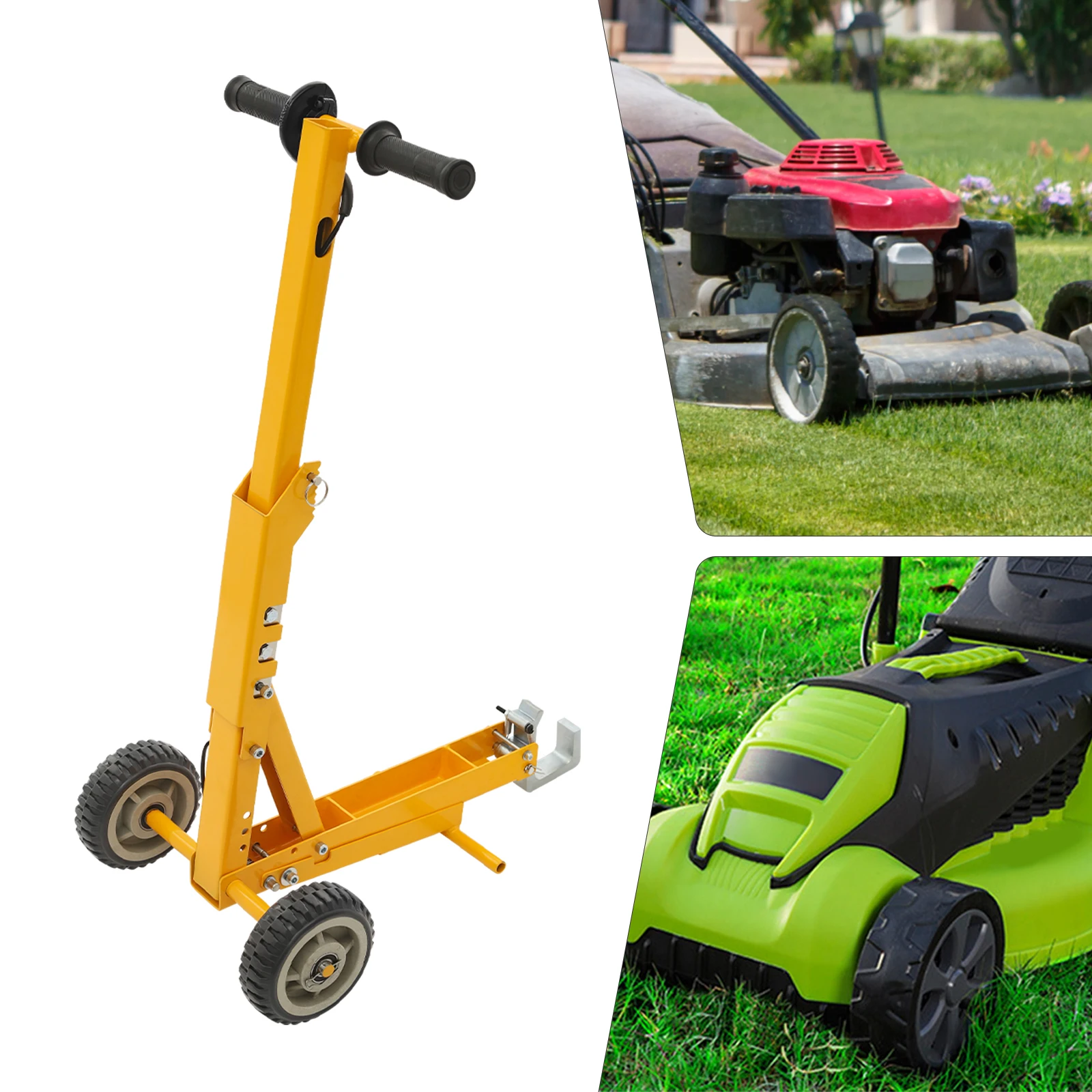 Lawn Mower Lift 800lbs Load-Bearing Capacity Adjustable Movable Agricultural Vehicle Lift for Lifting and Repairing
Lawn Mower Lift 800lbs Load-Bearing Capacity Adjustable Movable Agricultural Vehicle Lift for Lifting and Repairing