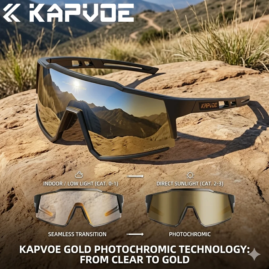 Kapvoe RED Photochromic Sunglasses Cycling for Men Blue Photochromic Bike Glasses MTB Bicycle Goggles Eyewear Sports UV400
Kapvoe RED Photochromic Sunglasses Cycling for Men Blue Photochromic Bike Glasses MTB Bicycle Goggles Eyewear Sports UV400