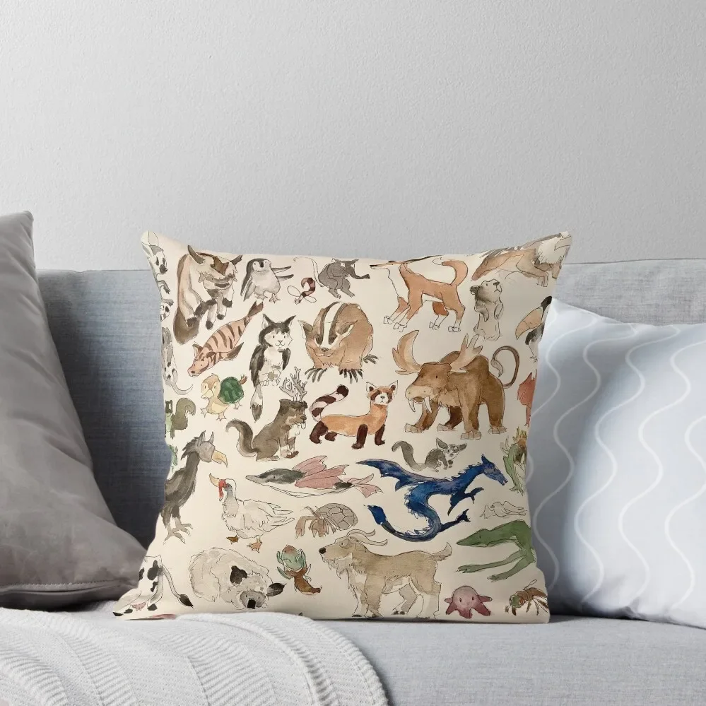 Avatar Animals print in watercolor, Avatar the Last Airbender show, Appa, Momo, turtle duck Throw Pillow
Avatar Animals print in watercolor, Avatar the Last Airbender show, Appa, Momo, turtle duck Throw Pillow