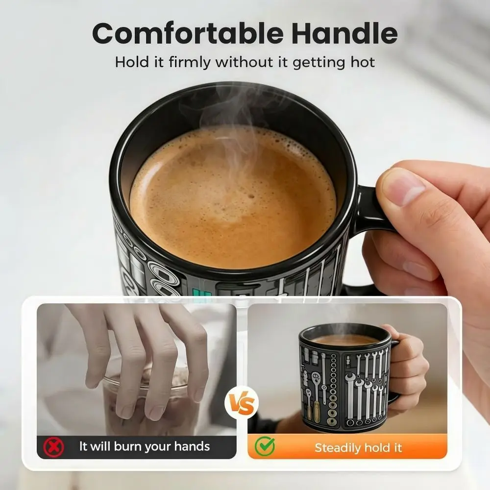 Ceramic Mechanic Toolbox Mug 325ml 11oz Tool Pattern Design Mechanic's Coffee Cup Wrench Pattern 2D Water Cup Gifts for Man
Ceramic Mechanic Toolbox Mug 325ml 11oz Tool Pattern Design Mechanic's Coffee Cup Wrench Pattern 2D Water Cup Gifts for Man