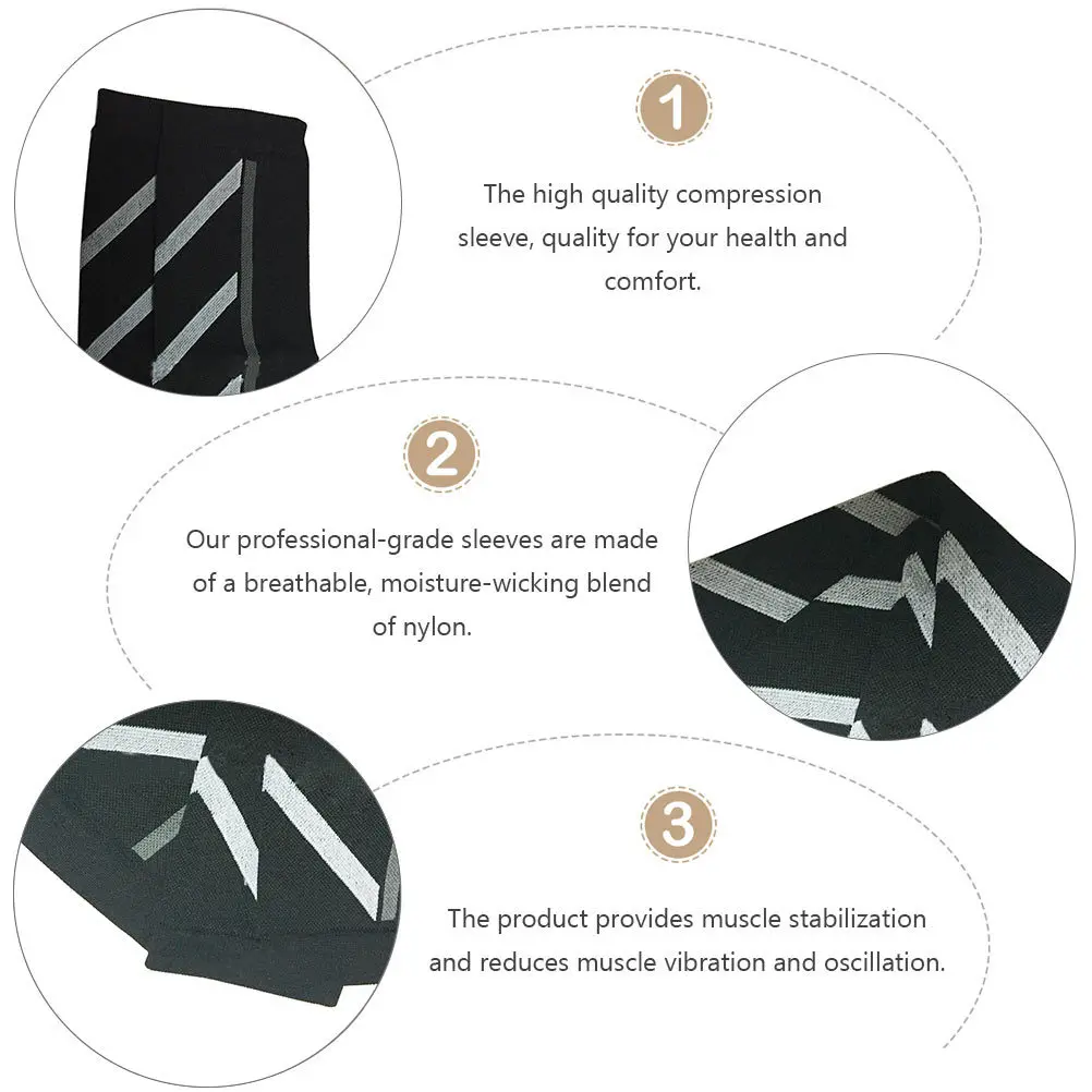 2pcs Leg Compression Support Sleeve Calf Compression Sleeves Moisture Wicking Breathable Nylon Exercise Recovery Health Care
2pcs Leg Compression Support Sleeve Calf Compression Sleeves Moisture Wicking Breathable Nylon Exercise Recovery Health Care