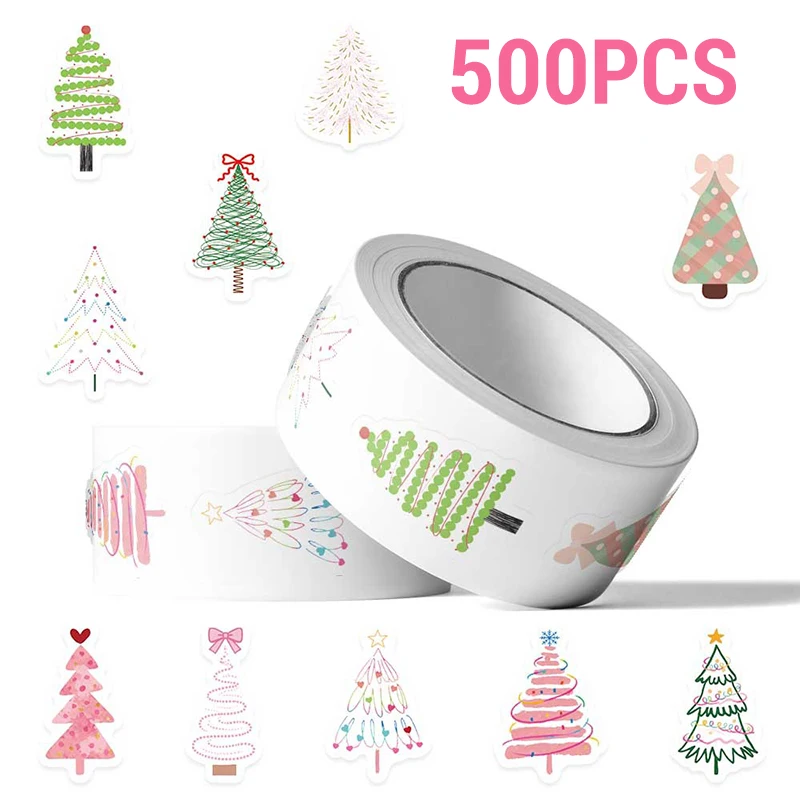 500PCS/Roll Cartoon Christmas Tree Stickers Christmas Themed Aesthetic Decoration Phone Helmet Stationery Diary Graffiti Decals
500PCS/Roll Cartoon Christmas Tree Stickers Christmas Themed Aesthetic Decoration Phone Helmet Stationery Diary Graffiti Decals