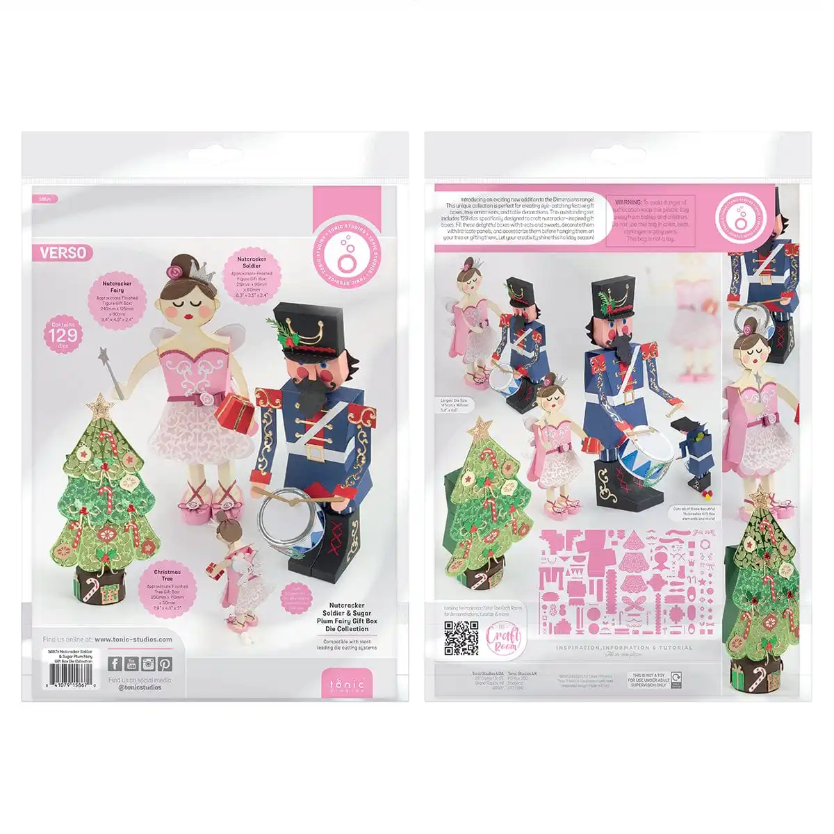 Nutcracker Soldier & Sugar Plum Fairy Gift Box Die Collection Metal Cutting Dies for DIY Crafts Maker Photo Album 2025 July New
Nutcracker Soldier & Sugar Plum Fairy Gift Box Die Collection Metal Cutting Dies for DIY Crafts Maker Photo Album 2025 July New