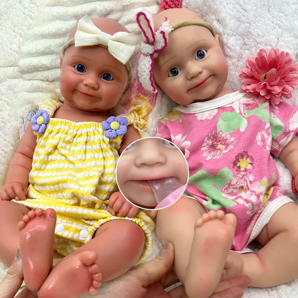 50cm Can Use Pacifiers Chubby Maddie Lifelike Silicone Reborn Baby Girl Therapeutic Toy 3D Skin Doll for Alzheimer’s Patients
50cm Can Use Pacifiers Chubby Maddie Lifelike Silicone Reborn Baby Girl Therapeutic Toy 3D Skin Doll for Alzheimer’s Patients