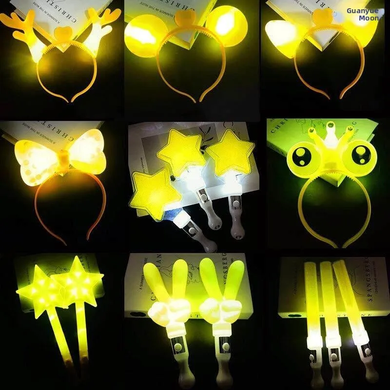 Glowing Yellow Star Hairband Concert Props Children Performance Headwear Fluorescent Stick Support Bar for Home Use
Glowing Yellow Star Hairband Concert Props Children Performance Headwear Fluorescent Stick Support Bar for Home Use
