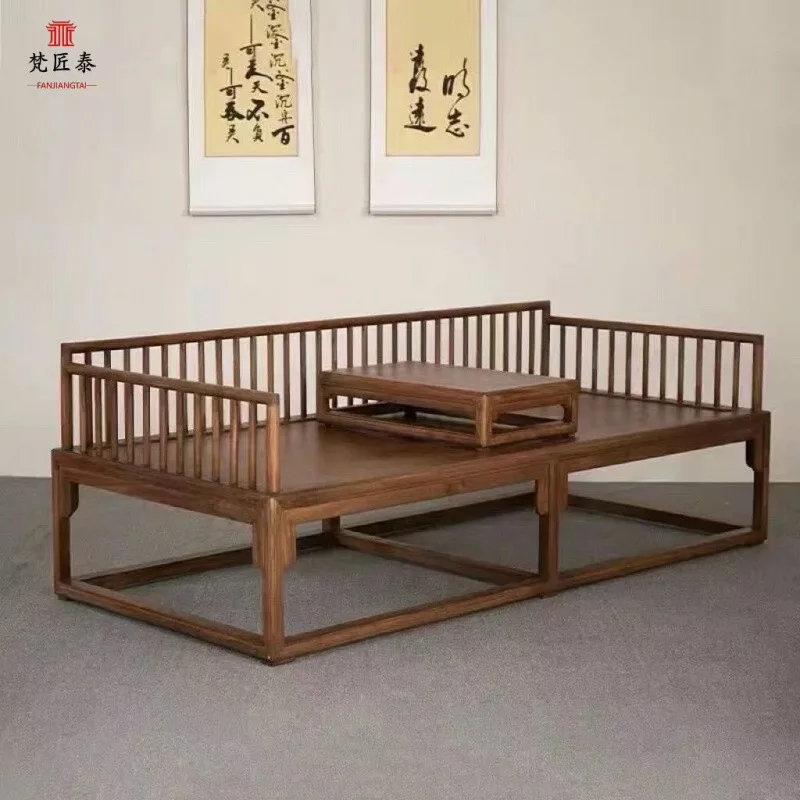 Old elm arhat bed chaise longue retractable bed zen sofa bed living room household solid wood
Old elm arhat bed chaise longue retractable bed zen sofa bed living room household solid wood