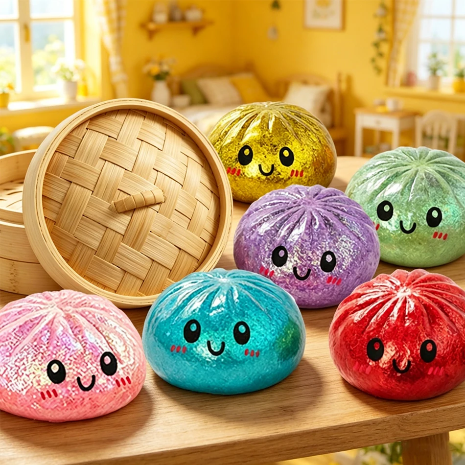 HOT! Push Bubble Colorful Dumpling Squishes Stress With Steamer Cute Anxiety Toy Soft Decompression Dough For Adults Prospector
HOT! Push Bubble Colorful Dumpling Squishes Stress With Steamer Cute Anxiety Toy Soft Decompression Dough For Adults Prospector