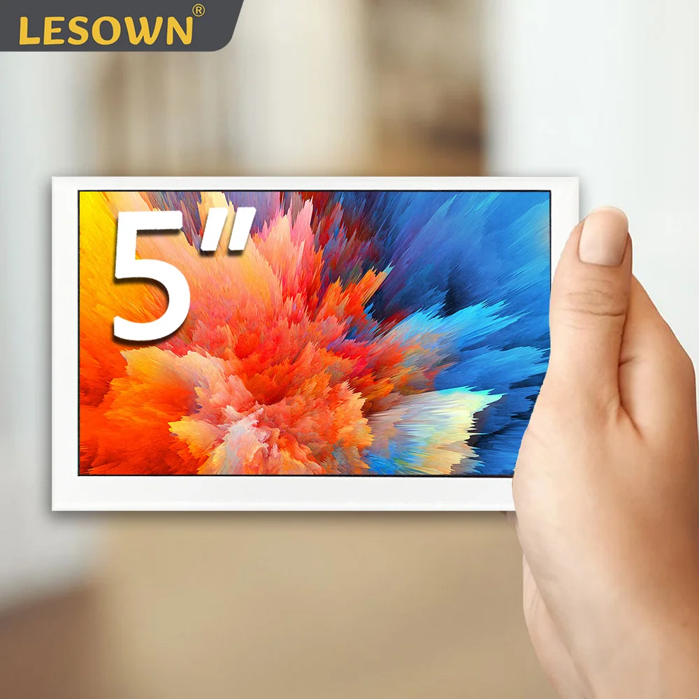 LESOWN Compact 5" White Alloy Maker Monitor 800x480 Touch Panel Audio for Jetson Nano Developer Board Extension
LESOWN Compact 5" White Alloy Maker Monitor 800x480 Touch Panel Audio for Jetson Nano Developer Board Extension