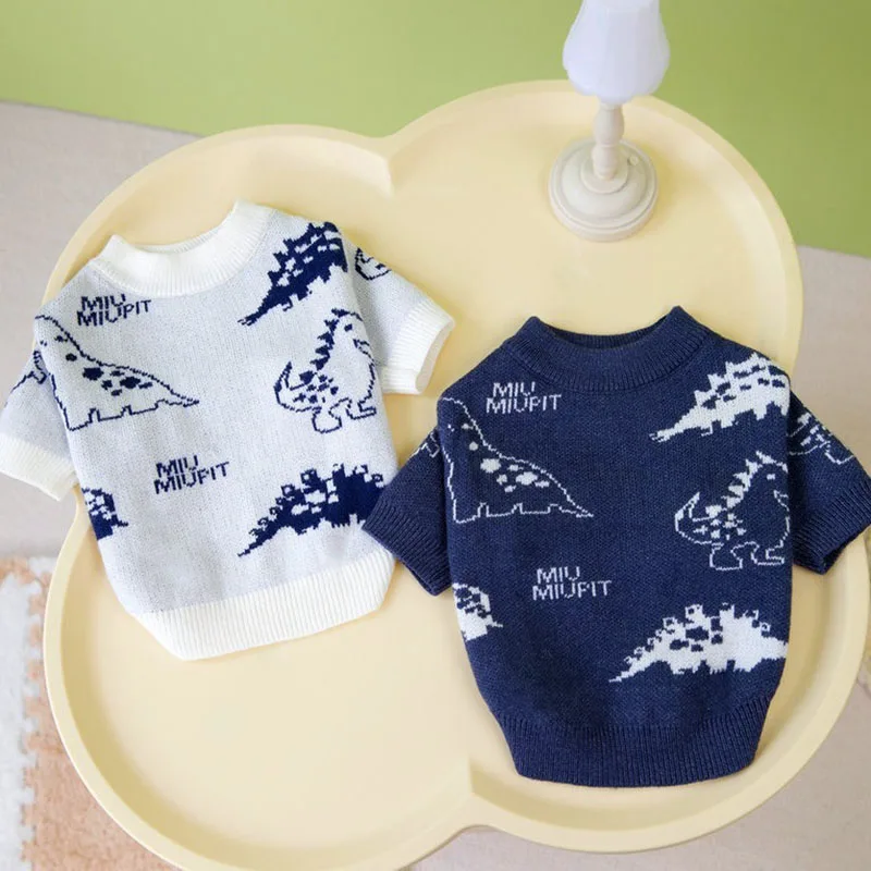Winter Fashion Dog Sweater Small Dog Warm Apparel Pet Dinosaur Knit Teddy Soft Two Leg Clothes Cartoon Pullover
Winter Fashion Dog Sweater Small Dog Warm Apparel Pet Dinosaur Knit Teddy Soft Two Leg Clothes Cartoon Pullover