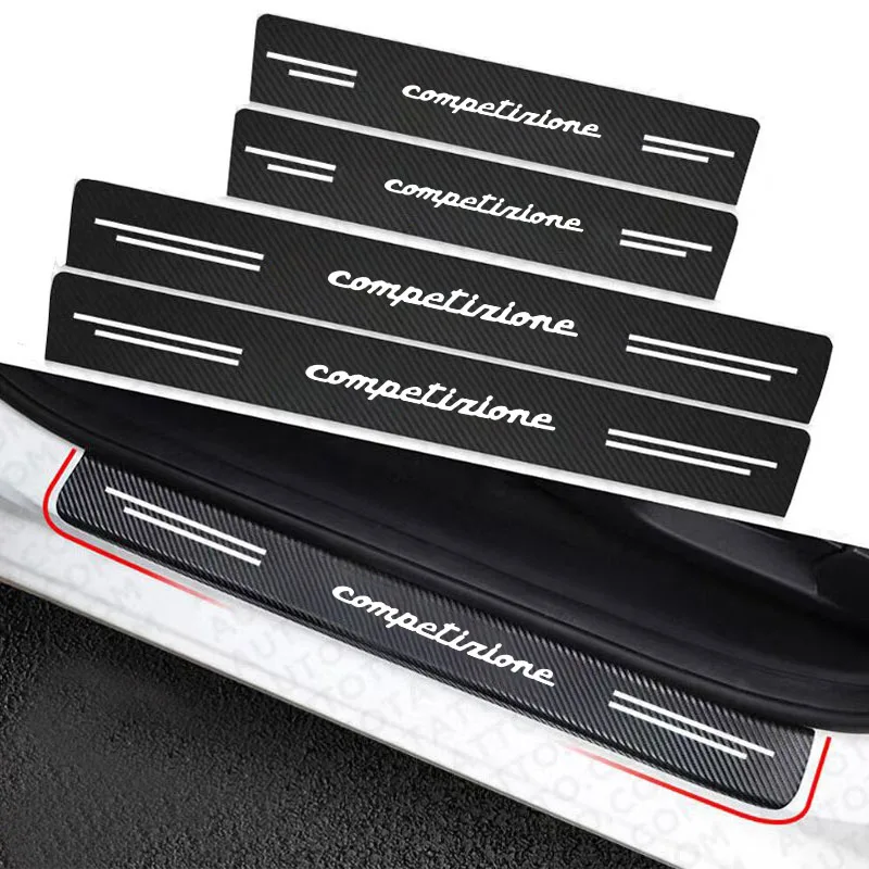 Auto Door Sill Carbon Fiber Car Sticker Protector Strip Waterproof Protect Film For Abarth 595 695 Competizione car Accessories
Auto Door Sill Carbon Fiber Car Sticker Protector Strip Waterproof Protect Film For Abarth 595 695 Competizione car Accessories