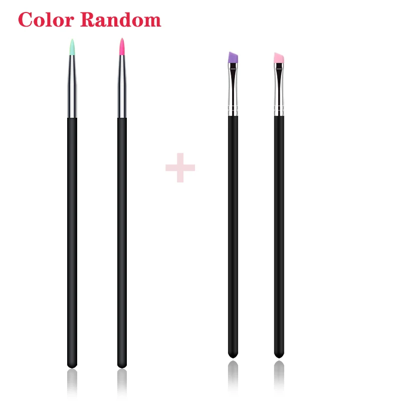 Silicone Makeup Brushes Eyeliner Makeup Tools Nail Art DIY Nail Brush Facial Paintbrush Beauty Makeup Brush Kit
Silicone Makeup Brushes Eyeliner Makeup Tools Nail Art DIY Nail Brush Facial Paintbrush Beauty Makeup Brush Kit
