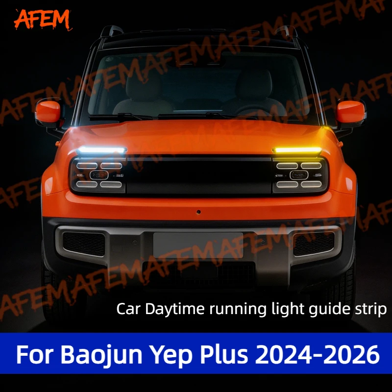 For Baojun Yep Plus 24-26 Daytime Running Light Guide Strip Auto LED DRL Daytime Running light Flexible Decorative Ambient Lamp
For Baojun Yep Plus 24-26 Daytime Running Light Guide Strip Auto LED DRL Daytime Running light Flexible Decorative Ambient Lamp