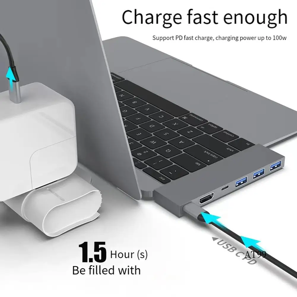 Док-станция TA-USB C, концентратор типа C 6-в-1, совместимый, PD100W, USB C, 3 многопортовых USB-адаптера для ноутбуков, планшетов
Док-станция TA-USB C, концентратор типа C 6-в-1, совместимый, PD100W, USB C, 3 многопортовых USB-адаптера для ноутбуков, планшетов