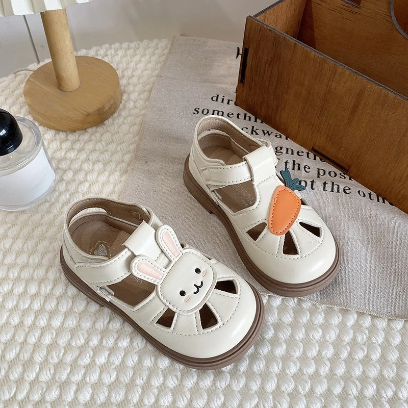 Girls Summer Sandals Cute Bunny Rabbit & Carrot Design Closed Toe Shoes Soft PU Leather Toddler Beach Footwear
Girls Summer Sandals Cute Bunny Rabbit & Carrot Design Closed Toe Shoes Soft PU Leather Toddler Beach Footwear