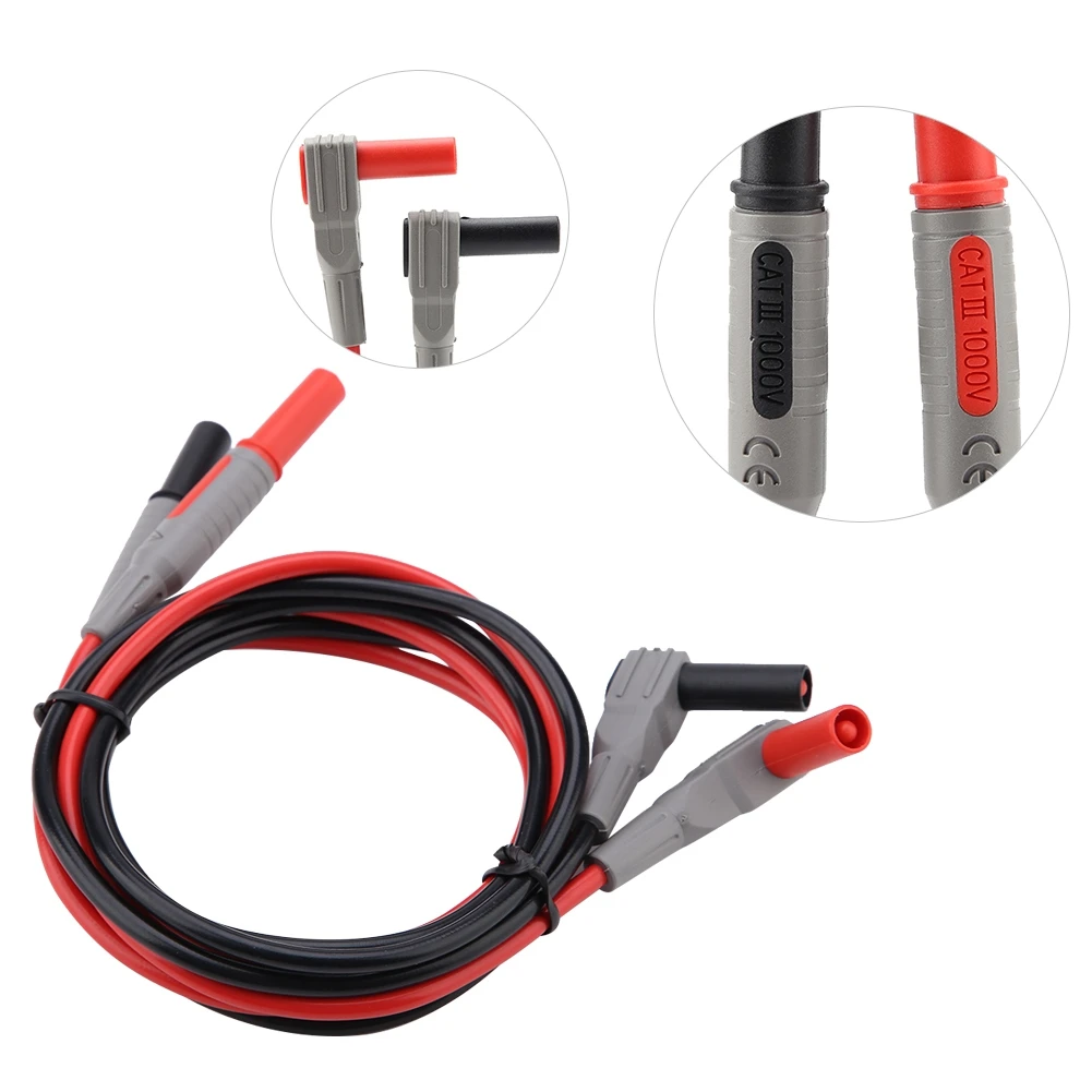 Multimeter P1300D Electronic Digital Multimeter Test Leads with Clips Replaceable Probe Tips Set
Multimeter P1300D Electronic Digital Multimeter Test Leads with Clips Replaceable Probe Tips Set