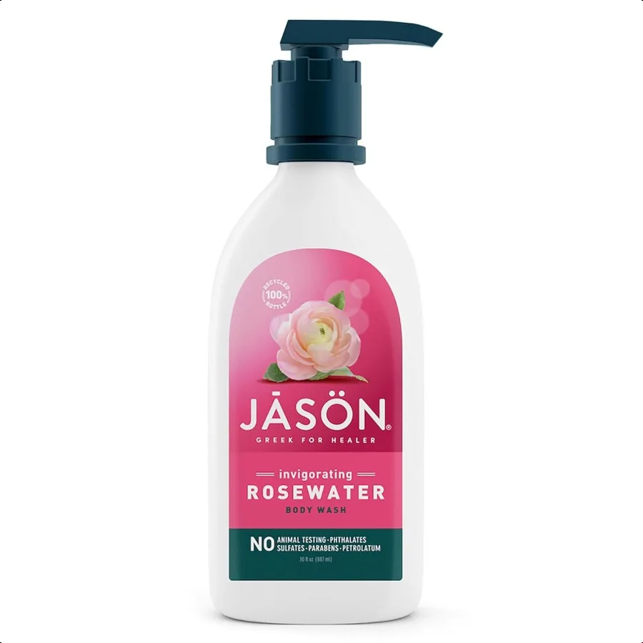 JASON Rosewater Invigorating Body Wash For a Gentle Feeling Clean 30 Fluid Ounces
JASON Rosewater Invigorating Body Wash For a Gentle Feeling Clean 30 Fluid Ounces