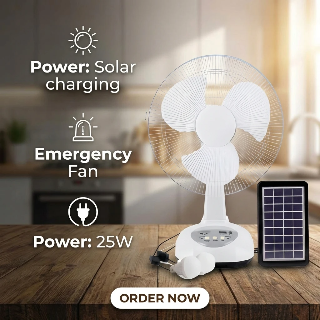 Hot Sale Rechargeable Save Energy Solar Fans with Lithium Battery Solar Cool Standing Fan with Solar Panel Powered
Hot Sale Rechargeable Save Energy Solar Fans with Lithium Battery Solar Cool Standing Fan with Solar Panel Powered