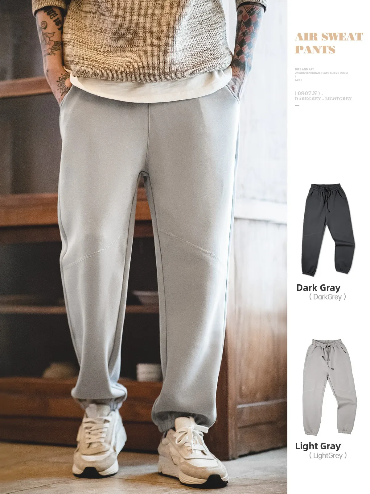 Maden Workwear American Casual Air Layered Sweatpants Elastic Waist Anti-Wrinkle Loose Straight Leg Cuffed Sports Trousers fo...
Maden Workwear American Casual Air Layered Sweatpants Elastic Waist Anti-Wrinkle Loose Straight Leg Cuffed Sports Trousers fo...