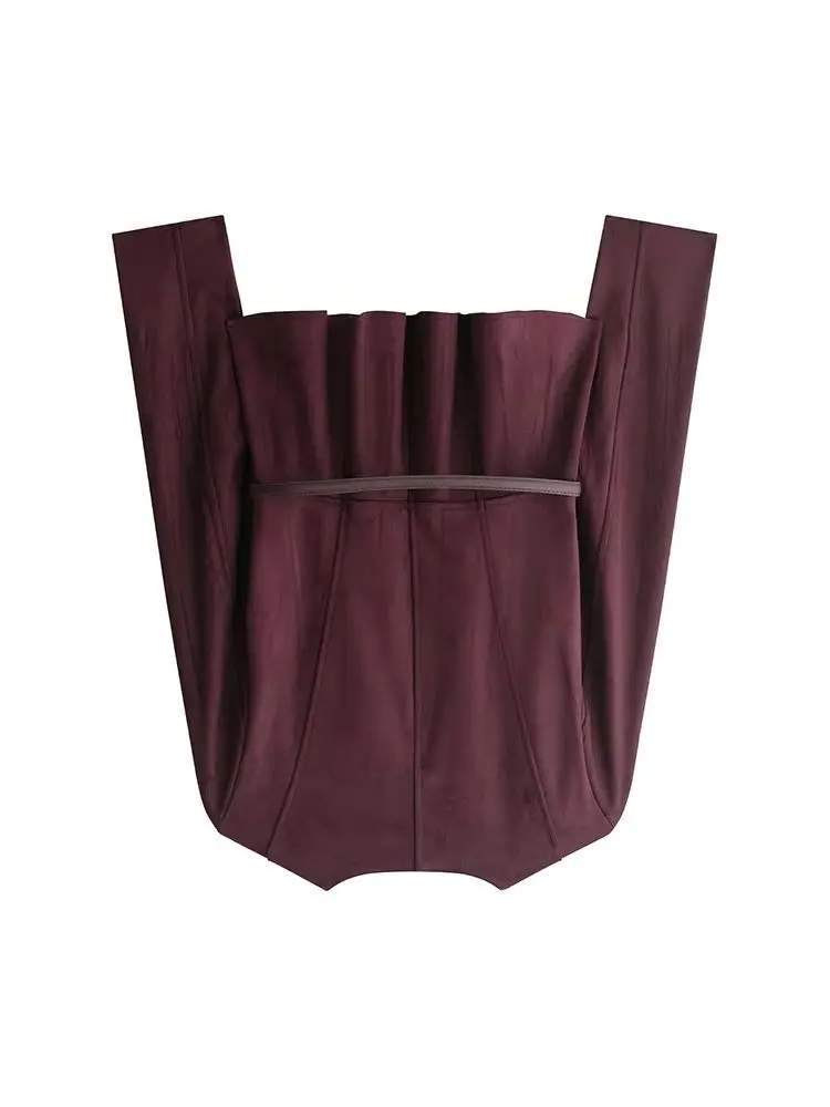 HH Women Fashion Round Neck Long Sleeves Zipper Belt Decoration Suede Effect Skirt Hem Jackets Female Slim Fit Street Style Coat
HH Women Fashion Round Neck Long Sleeves Zipper Belt Decoration Suede Effect Skirt Hem Jackets Female Slim Fit Street Style Coat