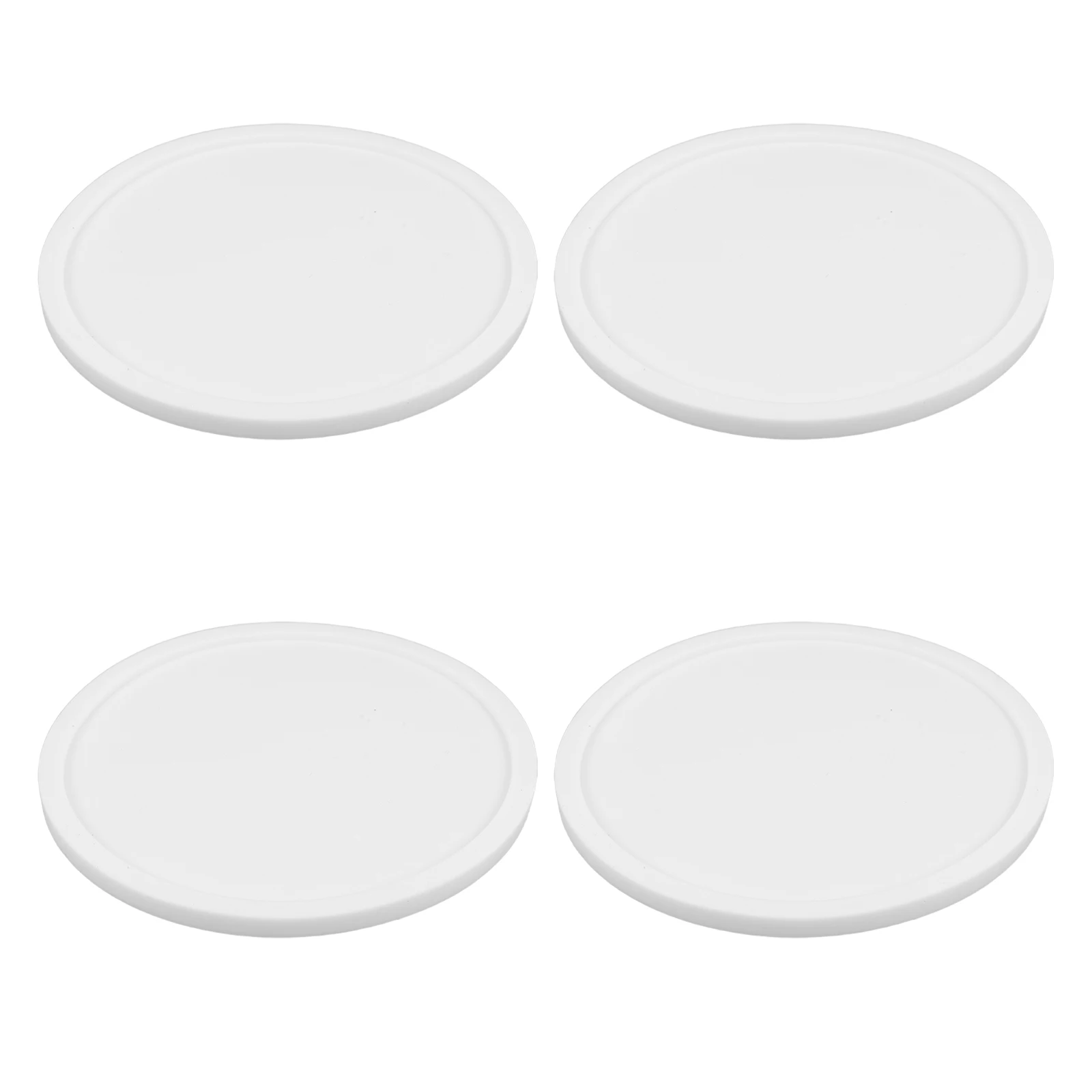 4pcs Pad White Thickened Heat Insulation Non Slip Silicone Round Cup Pad Table Coasters Table Beer Drinks Mug Mat Vase
4pcs Pad White Thickened Heat Insulation Non Slip Silicone Round Cup Pad Table Coasters Table Beer Drinks Mug Mat Vase