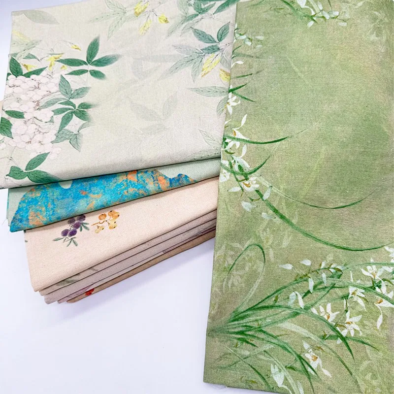 100x150cm Cotton Linen Fabric Retro Chinese Printing Cloth DIY Handmade Sewing Tablecloth Material Sewing Craft Supplies
100x150cm Cotton Linen Fabric Retro Chinese Printing Cloth DIY Handmade Sewing Tablecloth Material Sewing Craft Supplies