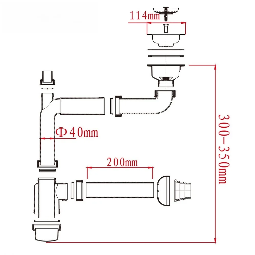 Kitchen Sink Drain with Stainless Steel Construction PP PVC Components and Gray Finish for Modern Installations
Kitchen Sink Drain with Stainless Steel Construction PP PVC Components and Gray Finish for Modern Installations