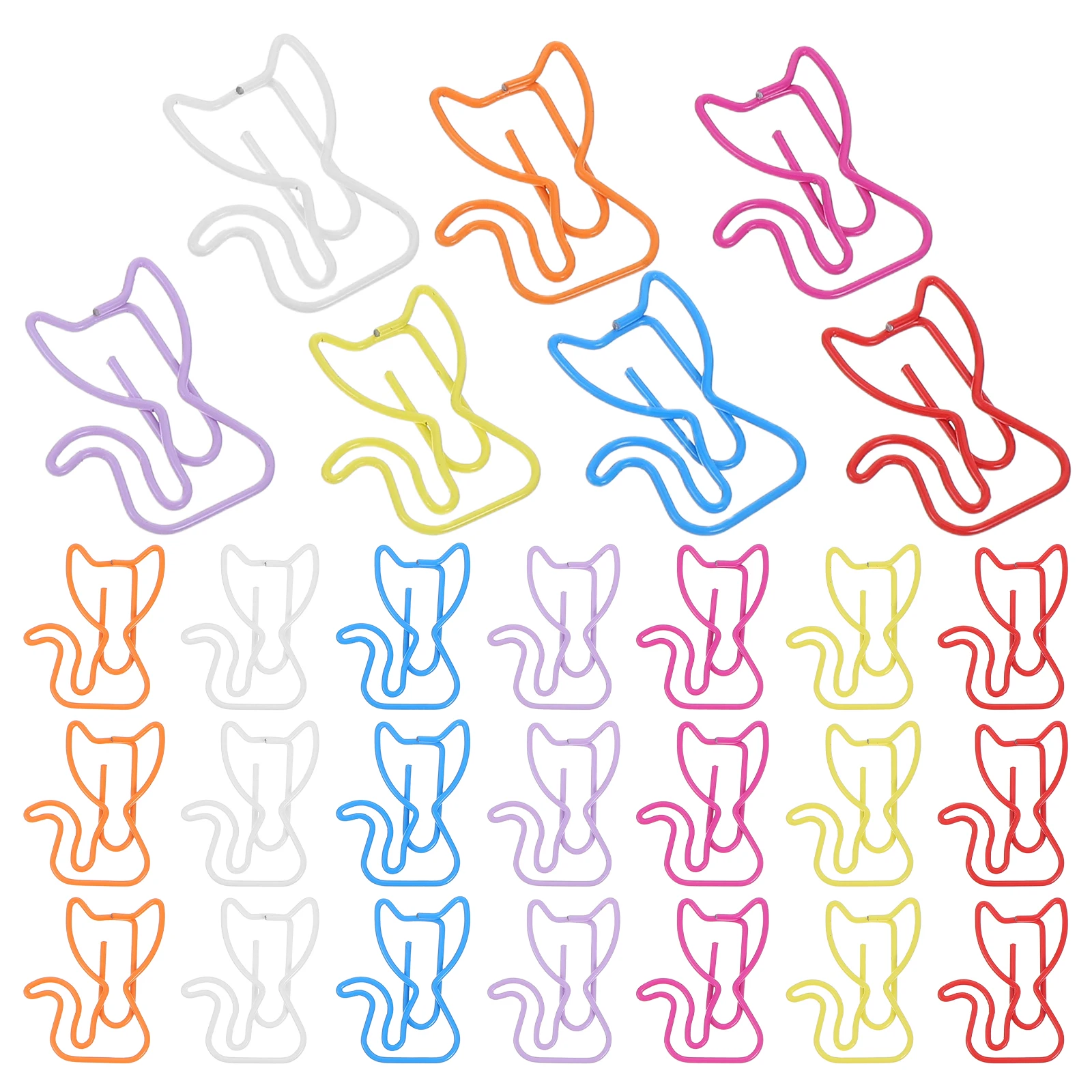 50 Pcs Cat Paper Clip Cute Binder Clips Page Markers Desk Accessories Animal Shaped Clamps
50 Pcs Cat Paper Clip Cute Binder Clips Page Markers Desk Accessories Animal Shaped Clamps