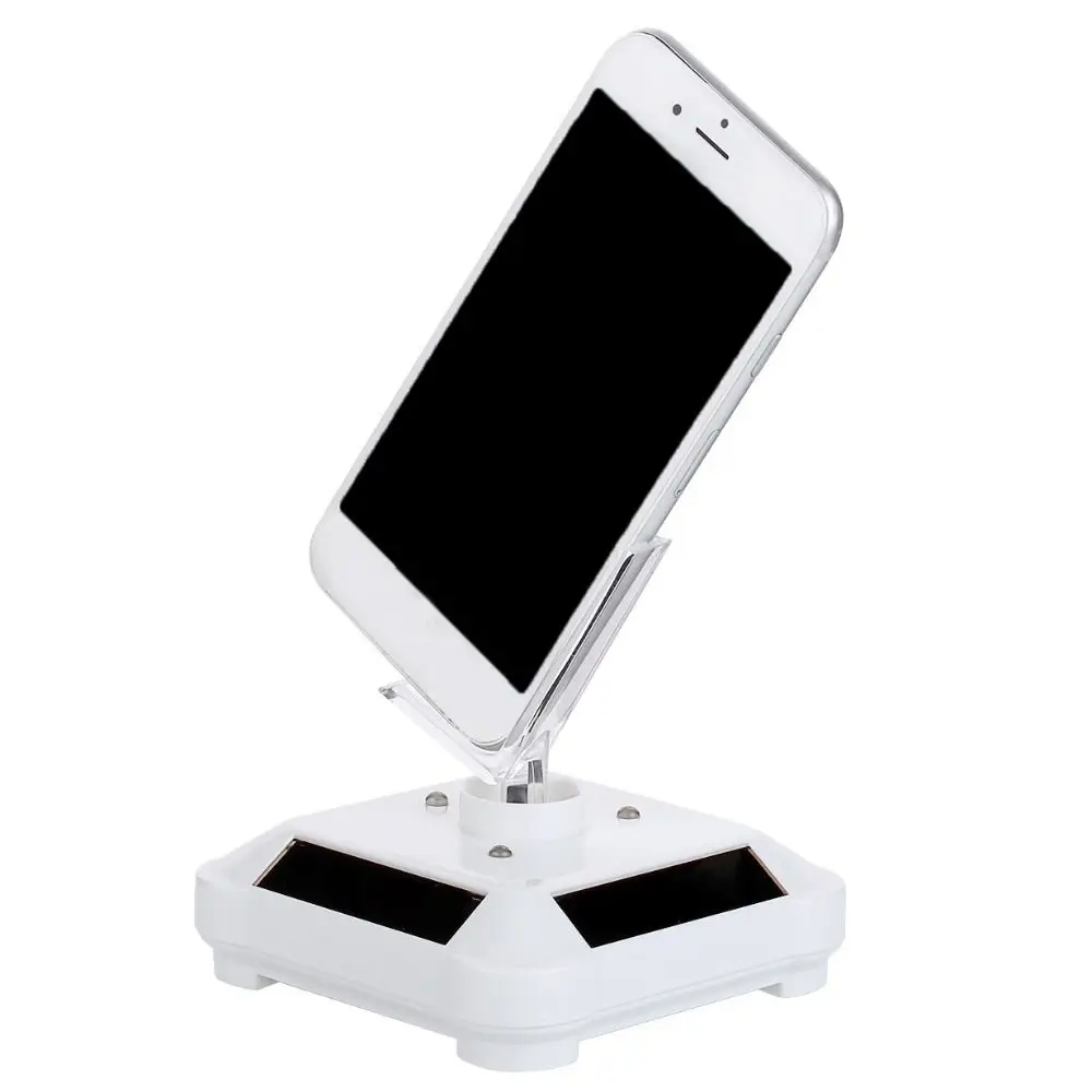 Solar Powered Rotating Phone Display Stand ABS Material Automatic Jewelry Display Stand Rotating Functio
Solar Powered Rotating Phone Display Stand ABS Material Automatic Jewelry Display Stand Rotating Functio