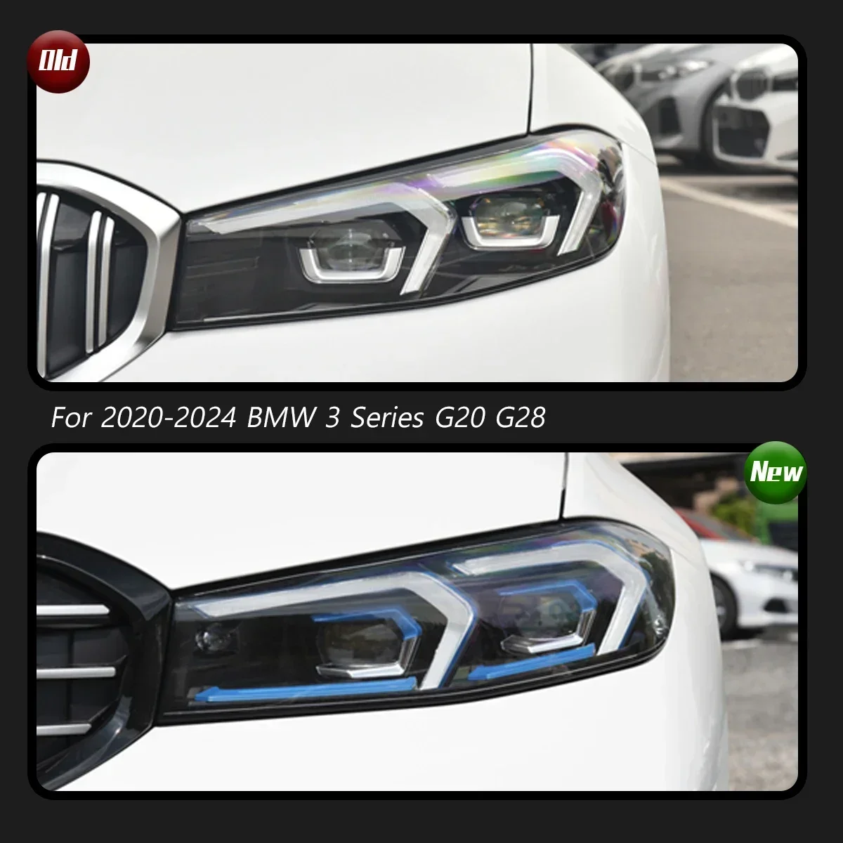 TYPY Новый светодиодный налобный фонарь, модифицированный для BMW 3 Seres G20 G28, фара 2020-202, динамический сигнальный фонарь, автоаксессуары
TYPY Новый светодиодный налобный фонарь, модифицированный для BMW 3 Seres G20 G28, фара 2020-202, динамический сигнальный фонарь, автоаксессуары