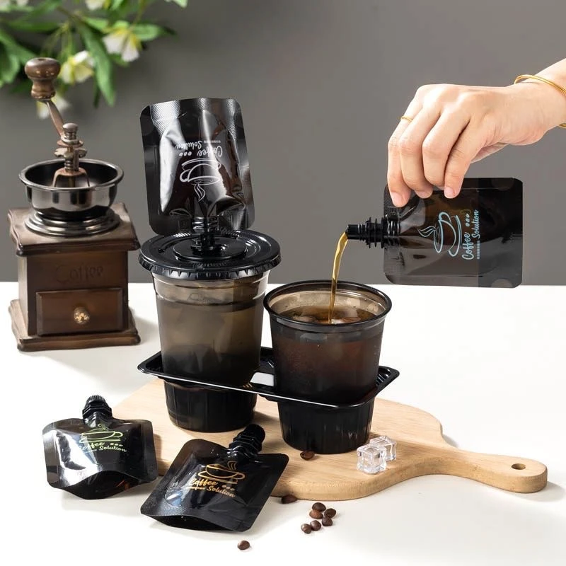 300Pcs Small Drink Clear Beverage Sealed Storage Pouch Black Coffee Packaging Liquid Nozzle Bag
300Pcs Small Drink Clear Beverage Sealed Storage Pouch Black Coffee Packaging Liquid Nozzle Bag