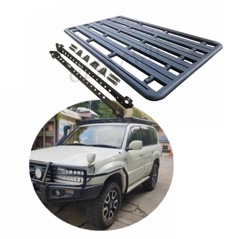 Factory Hot Selling Flat Aluminum Roof Rack 220125cm Fit 1998-2002 SUV Models
Factory Hot Selling Flat Aluminum Roof Rack 220125cm Fit 1998-2002 SUV Models