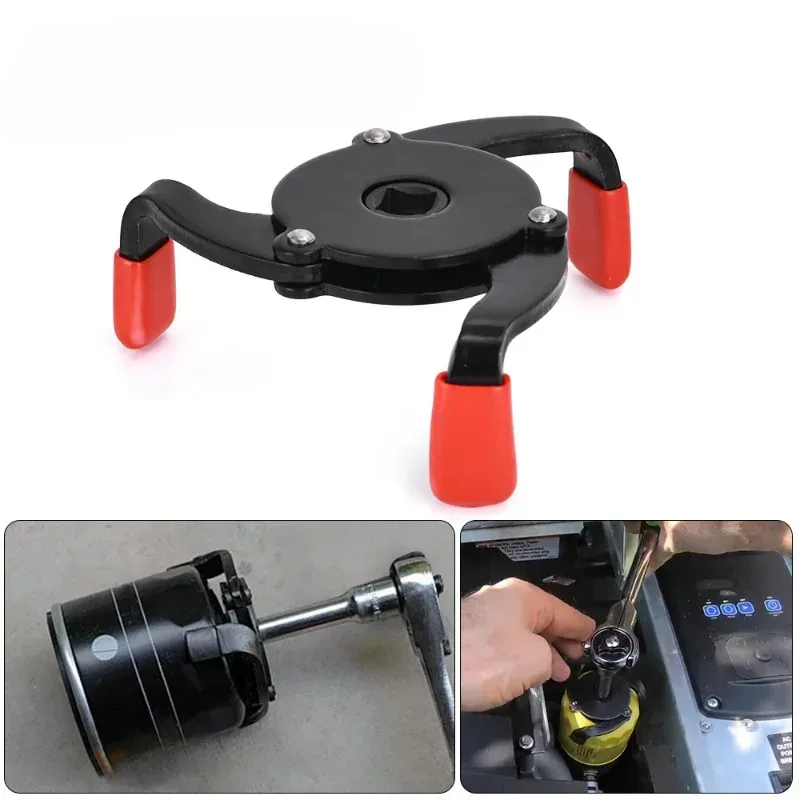 Universal 3 Jaw Adjustable Oil Filter Remover Wrench 3/8 Inch Car Maintenance Tool 60-95mm 2.4-3.7 Inch Auto Repair Equipment
Universal 3 Jaw Adjustable Oil Filter Remover Wrench 3/8 Inch Car Maintenance Tool 60-95mm 2.4-3.7 Inch Auto Repair Equipment