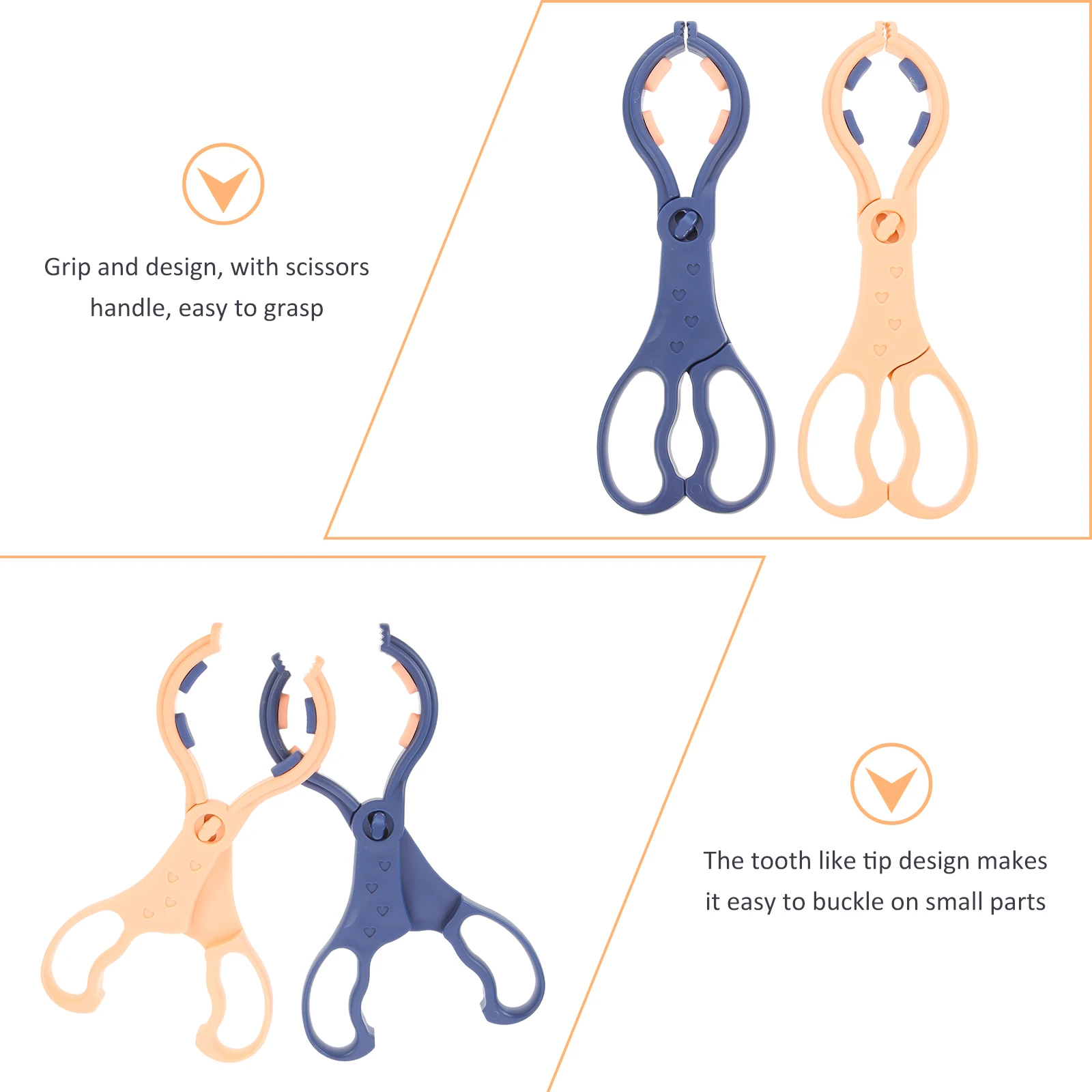 2pcs Baby Bottle Tong Anti-Scalding Anti-Slip Feeding Bottle Clamp Detachable PP Material Long Handle Milk for Sterilizer
2pcs Baby Bottle Tong Anti-Scalding Anti-Slip Feeding Bottle Clamp Detachable PP Material Long Handle Milk for Sterilizer