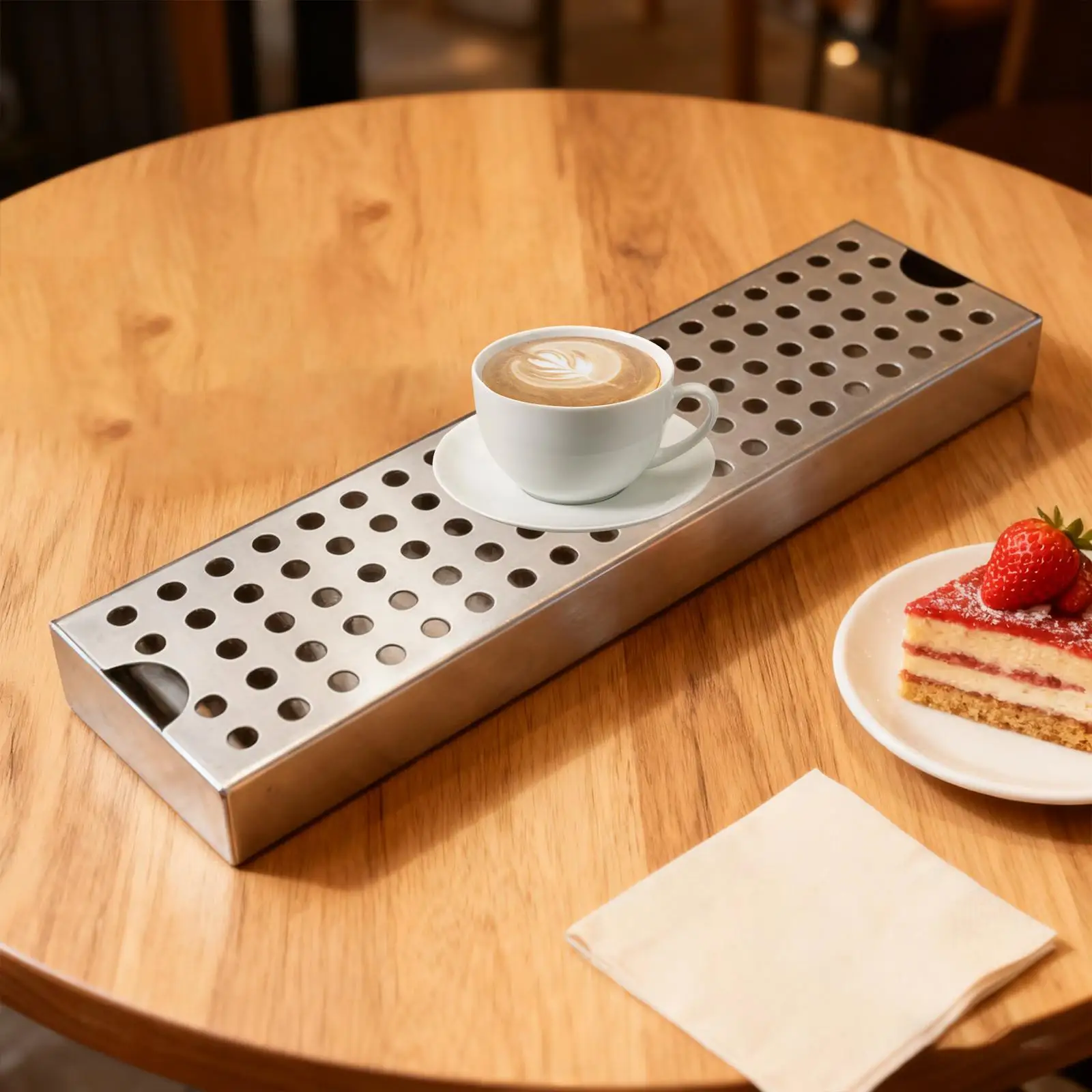 Large Size Stainless Steel Beer Drip Tray Kegerator Drip Pan for Countertop Cleanliness in Restaurant Kitchen
Large Size Stainless Steel Beer Drip Tray Kegerator Drip Pan for Countertop Cleanliness in Restaurant Kitchen