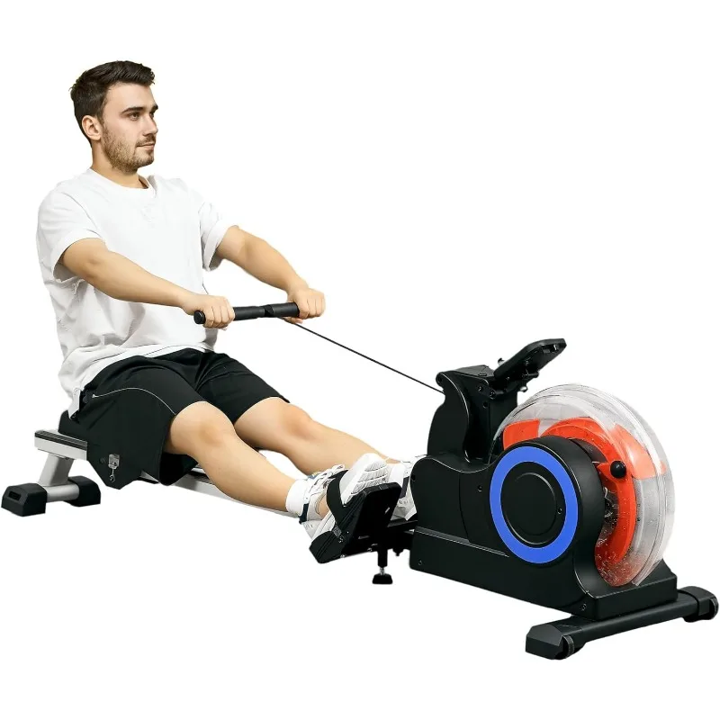 Гребной тренажер Soozier для дома, складной гребной тренажер с регулируемым сопротивлением, колесами, ЖК-монитором и держателем для планшета
Гребной тренажер Soozier для дома, складной гребной тренажер с регулируемым сопротивлением, колесами, ЖК-монитором и держателем для планшета
