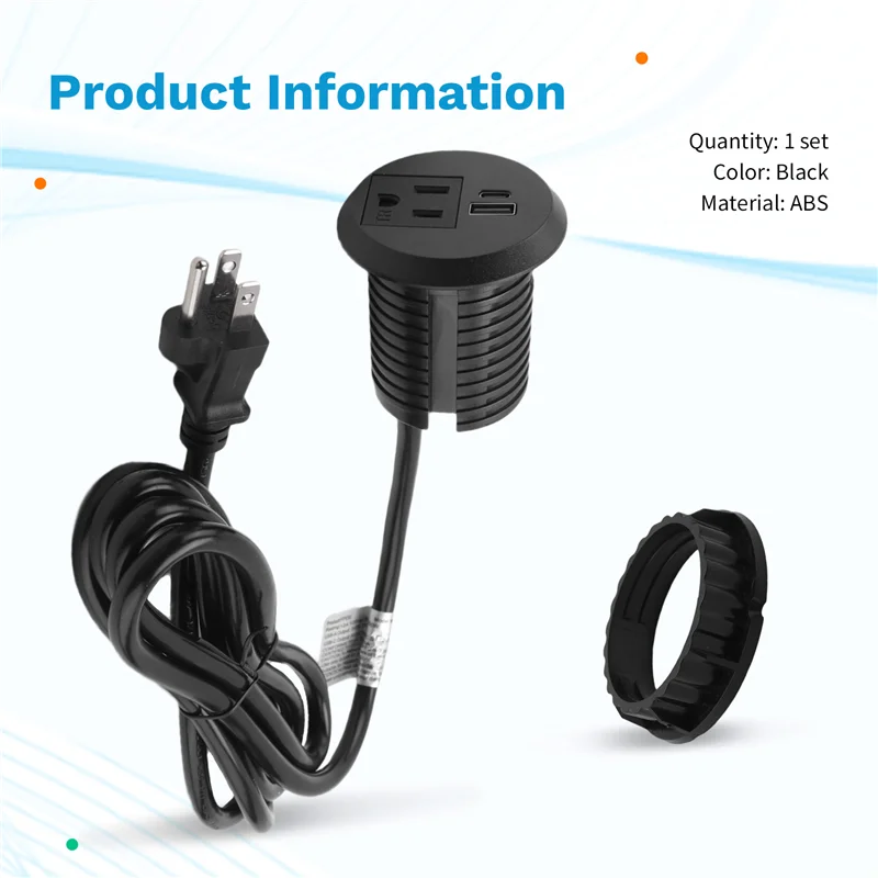 【T07A】USB C PD, 20 Вт, станция быстрой зарядки, настольное отверстие, встраиваемая розетка, втулки, 2 дюйма, настольный блок питания
【T07A】USB C PD, 20 Вт, станция быстрой зарядки, настольное отверстие, встраиваемая розетка, втулки, 2 дюйма, настольный блок питания