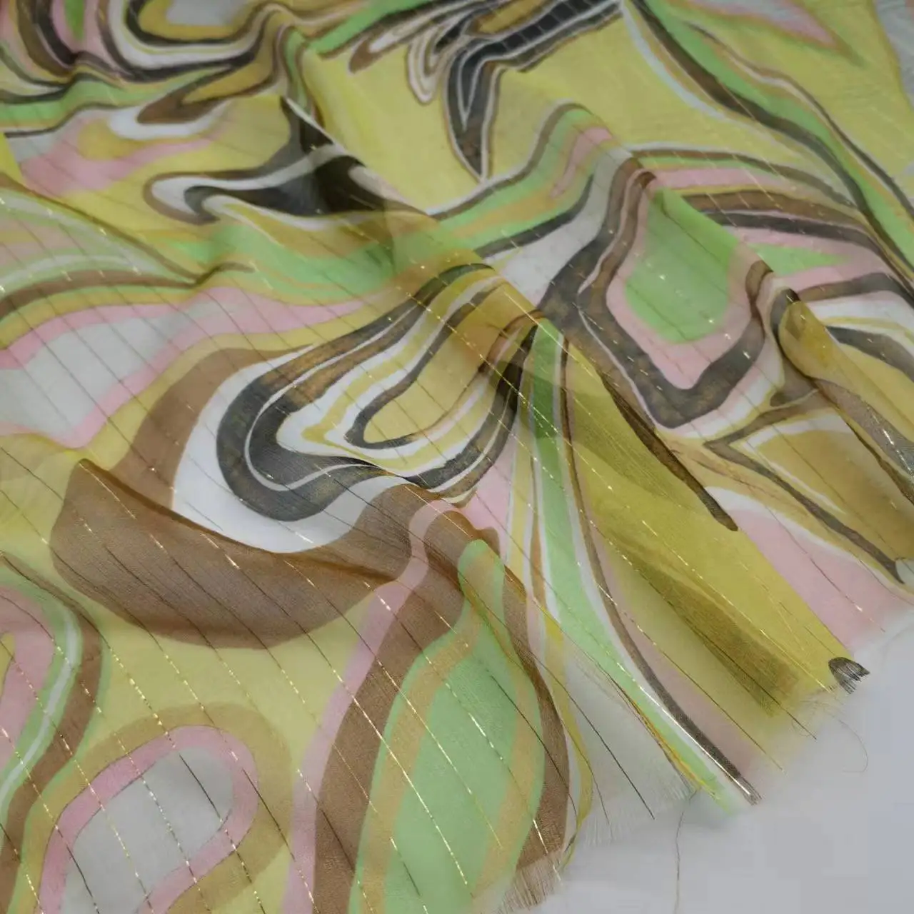 On Sale New Mulberry Silk Metal Fabric Silk Metallic Jacquard DIY Cloth Dress Scarf Material
On Sale New Mulberry Silk Metal Fabric Silk Metallic Jacquard DIY Cloth Dress Scarf Material
