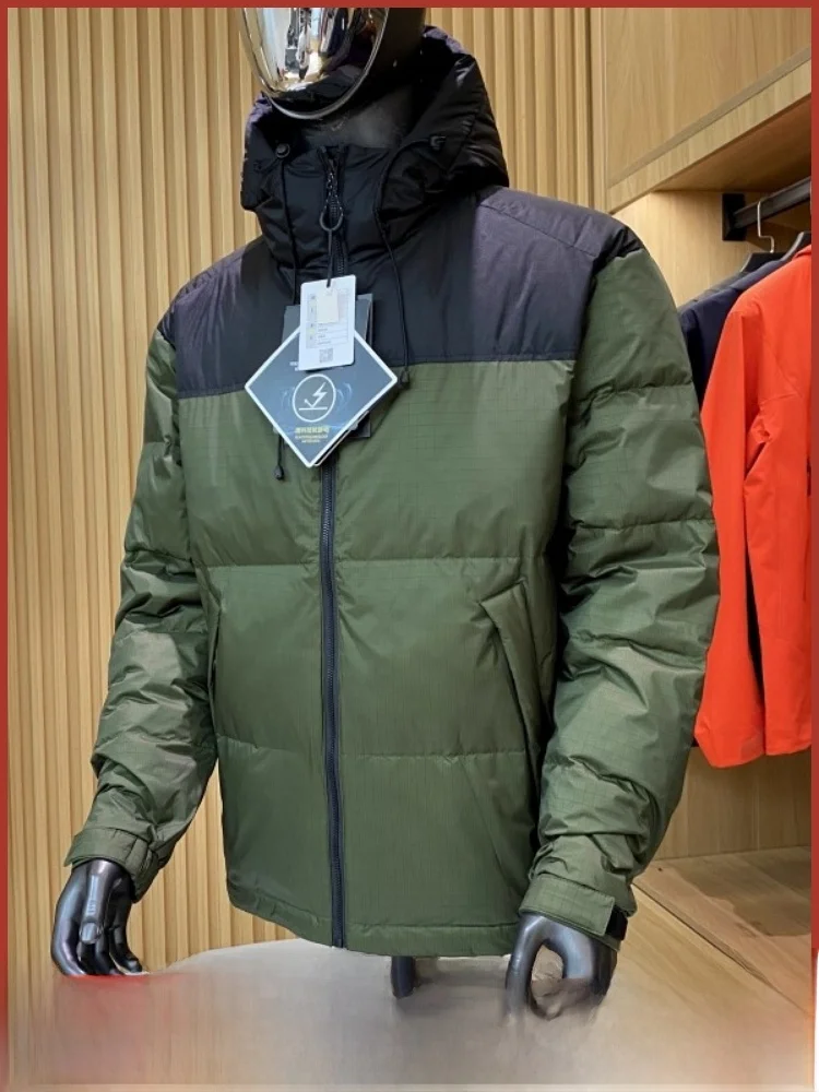 Thiened Hooded Patchwork Color down Jaet Men's Winter New Arrival Warmth Fearl Cold Modern Sle Regular Fit Outerwear
Thiened Hooded Patchwork Color down Jaet Men's Winter New Arrival Warmth Fearl Cold Modern Sle Regular Fit Outerwear