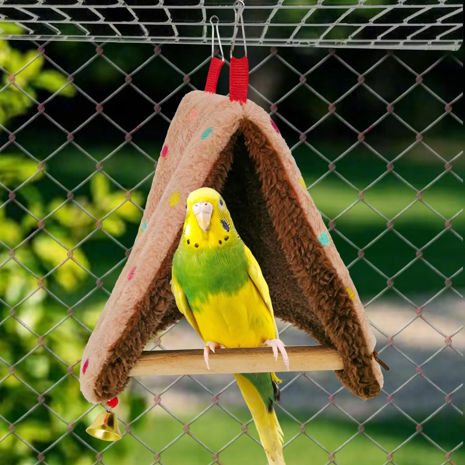 Triangular bird nest Bird Hammock for Cage Warm Comfortable Perch House Parakeet swing with perch for Bird cage accessories
Triangular bird nest Bird Hammock for Cage Warm Comfortable Perch House Parakeet swing with perch for Bird cage accessories